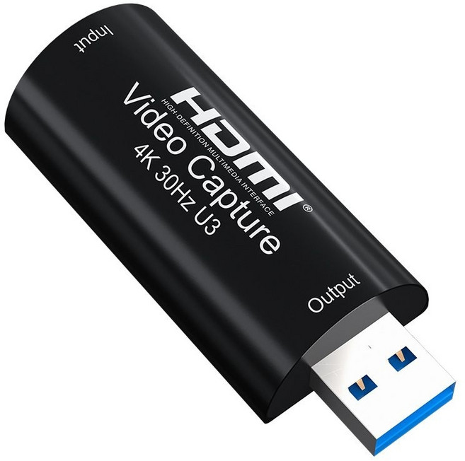 4K HDMI 影像擷取卡 擷取盒, 便攜版（可跑1080 60fps)