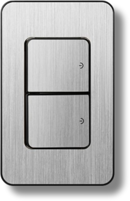 아크라이트 디아트 배선기구 02.[스위치]단로2구 실버헤어라인, 1개