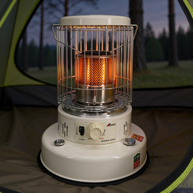 알파카 등유 캠핑난로 히터 세라믹상판 원적외선 방출 TS-460S 크림화이트 JCW, 단품