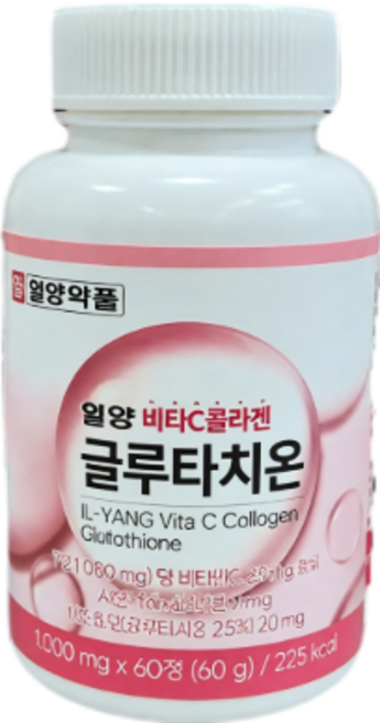 일양약품 비타C 콜라겐 글루타치온 1 000mg, 1개, 60정