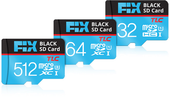 픽스 블랙 SD 메모리카드 TLC, 1개