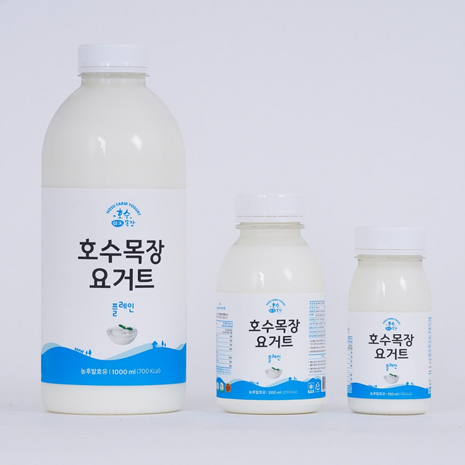 농후발효유 호수목장 수제 플레인 요거트 무첨가 꾸덕한 그릭요거트 만들기, 1통, 1L
