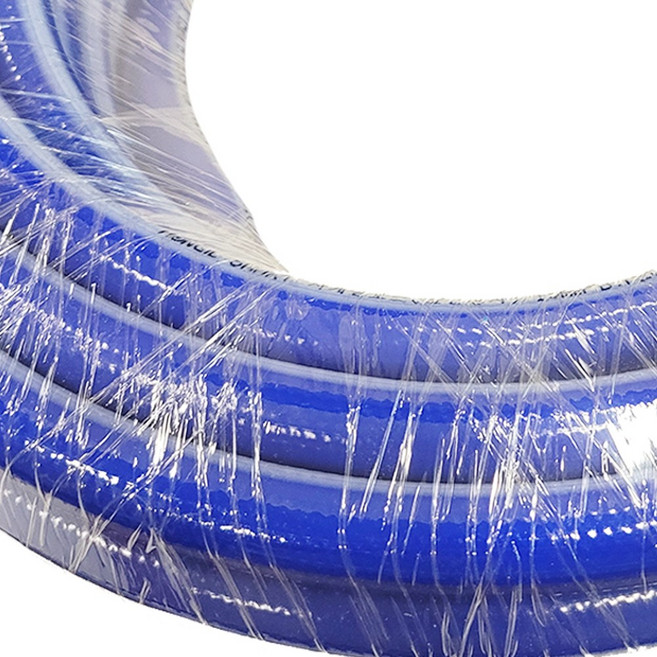 DWINPACK 국산 식품용 사계절 청호스 꼬임방지 고급 호스 15mm 고급 손잡이 밴드 포함, 30m