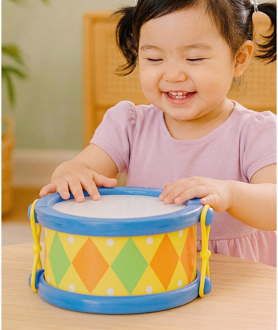 (다르담) 베이비 드럼 유아 음악 악기, 1개