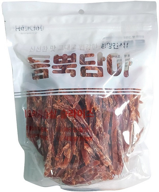 헤이데이 듬뿍담아 오리가슴살 육포간식, 1개, 800g, 오리가슴살슬라이스