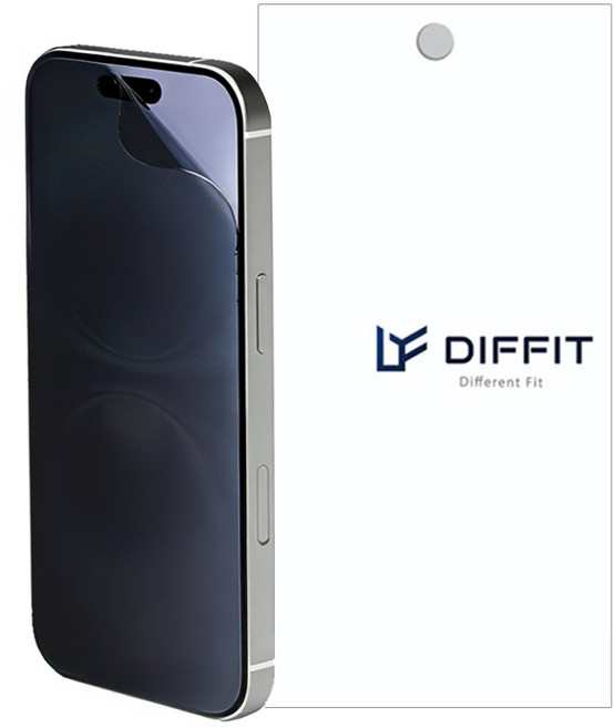 디핏 사생활보호 지문방지 풀커버 매트 프라이버시 액정보호필름, 1개