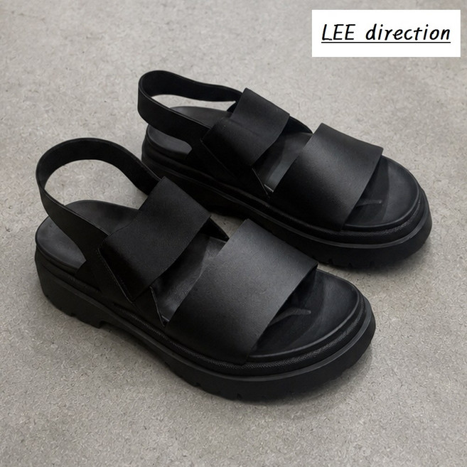 리디렉션 남성 6cm 키높이 스판밴드 스트랩 샌들 캐주얼 여름신발