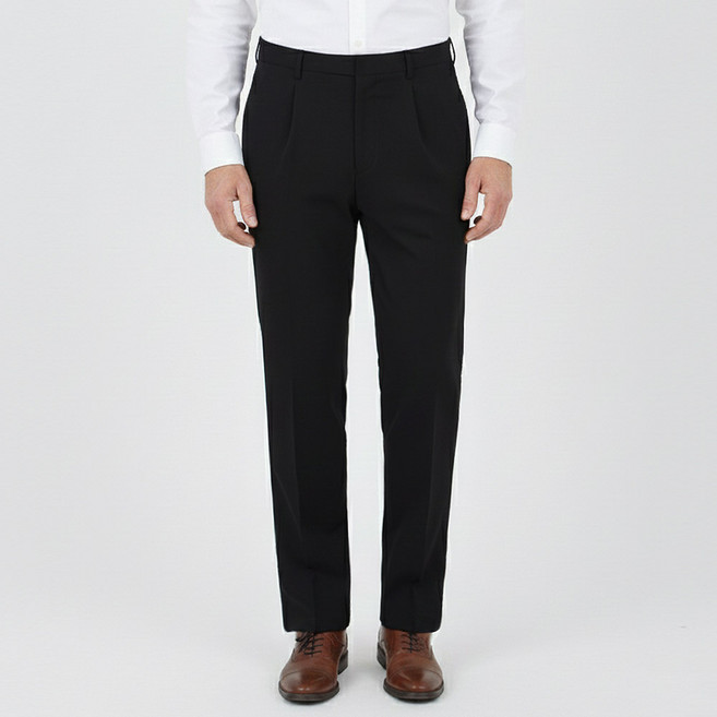 빅사이즈 30~46 봄 가을 중년 남성 허리밴드 스판 정장 바지 구김없는 신사바지