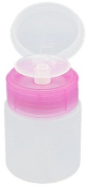 메이크업 리무버 푸쉬 펌프공병 핑크색상 아세톤 네일아트, 핑크 소, 1개