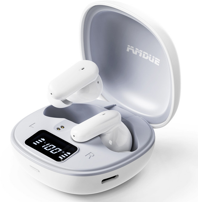 아이엠듀 플로소닉 무선 블루투스 이어폰 노이즈캔슬링 커널형 고음질 통화, 액티브화이트