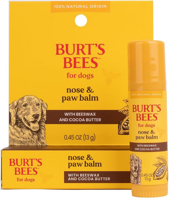 버츠비 노즈 앤 포밤 1팩 코코아버터 Burt's Bees for Pets Nose and Paw Balm with Beeswax & Cocoa, 1개, 1g