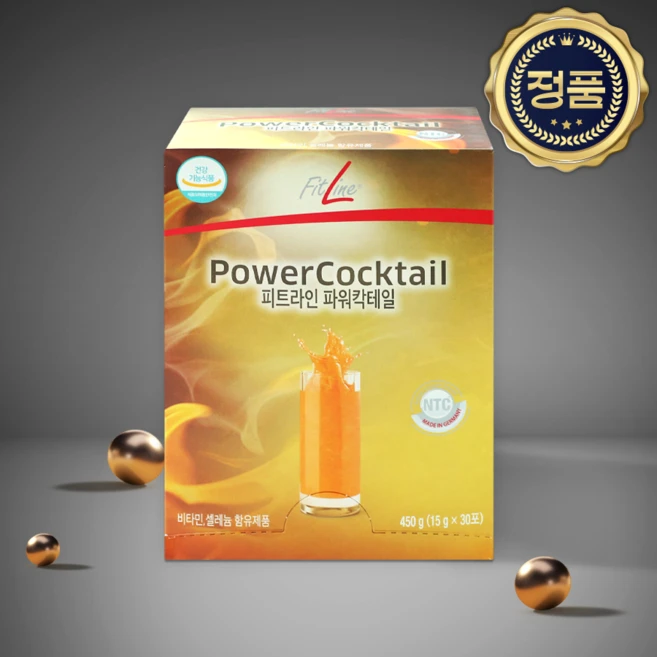 독일 피엠 PM쥬스 가품확인하세요. 아침쥬스 파워칵테일 종합비타민 1통 + 정품입증영수증 증정, 449.5g, 1세트 - 쿠팡