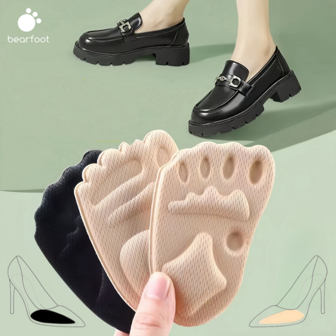 베어풋 올인원 앞꿈치 패드 1+1 운동화 하이힐 샌들 신발 클때 쿠션 깔창