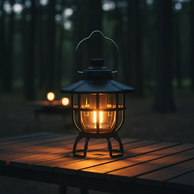 조아서 LED감성 캠핑랜턴 호롱불 램프 조명 건전지 클래식 랜턴 원형초롱, 1개