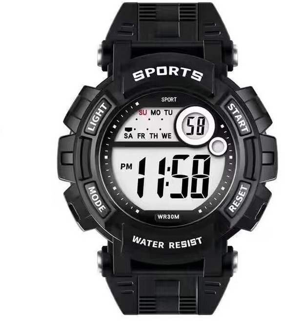 40000KM 스포츠시계 방수 학생 전자 손목시계 시계