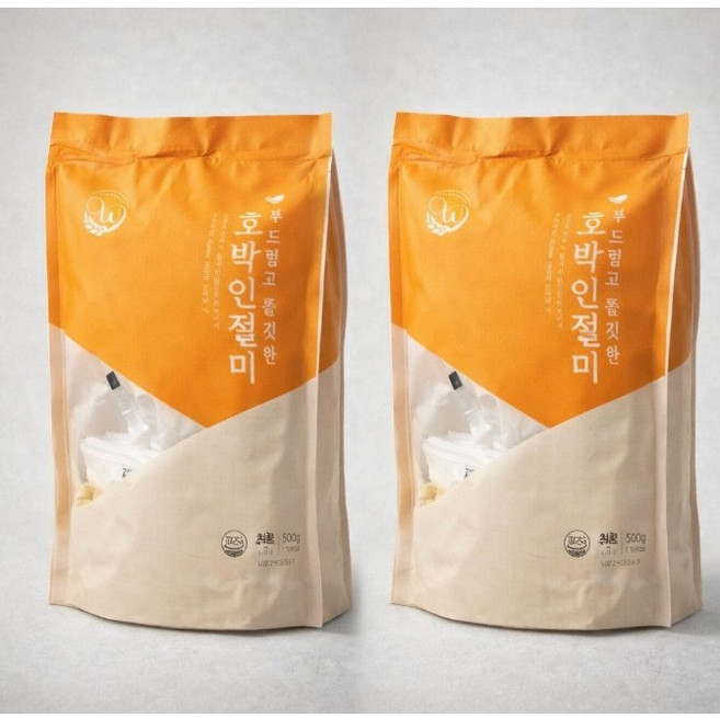 창억 은은한달콤함이매력적인 호박인절미 (50gx10개) 개별포장으로보관및휴대가간편 가벼운아침 든든한간식으로제격, 2개, 500g