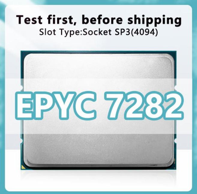 전압 EPYC 7532 CPU 7nm 32코어 64스레드 2.4GHz 256MB 200W DDR4 소켓 SP3 H11SSL i MZ01-CE1 메인보드용, 1개