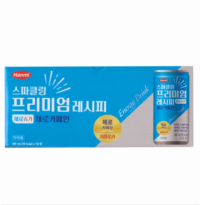 한미 스파클링 프리미엄 레시피 제로카페인 제로슈, 10개, 190ml - 쿠팡