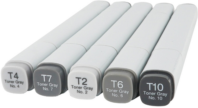 COPIC 1代 CLASSIC 方桿麥克筆 (Toner Gray), 1個, T3