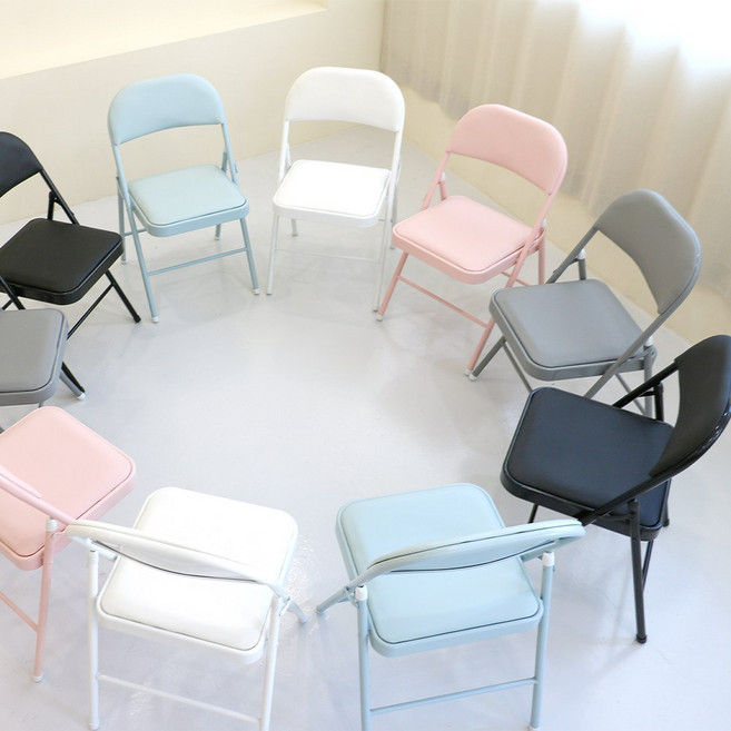 체어센스 메이플 접의자 철제 간이 교회 학원 접는 접이식 의자, 메이플 그레이, 1개