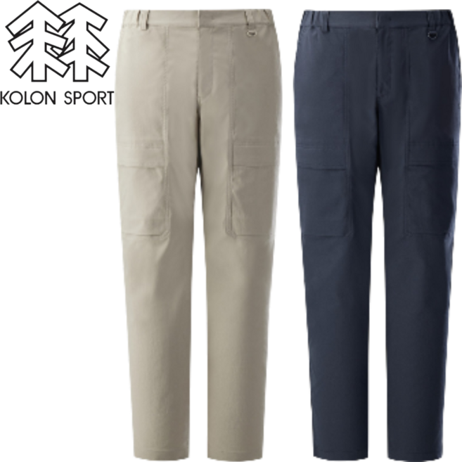 [백화점발송]코오롱스포츠 남성 바지 카고 레귤러핏 팬츠