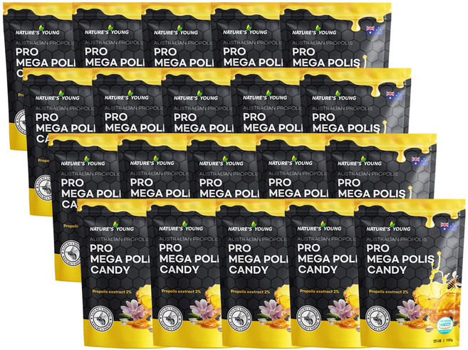 호주 네이쳐스영 프로폴리스 캔디 함량2배, 20개, 100g