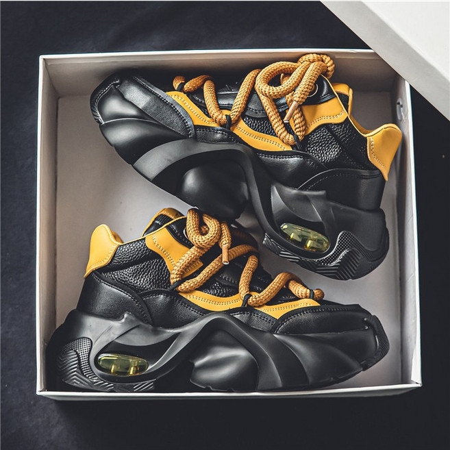 꽃소담 남자 쿠션 키높이 어글리 운동화 HZHF2405