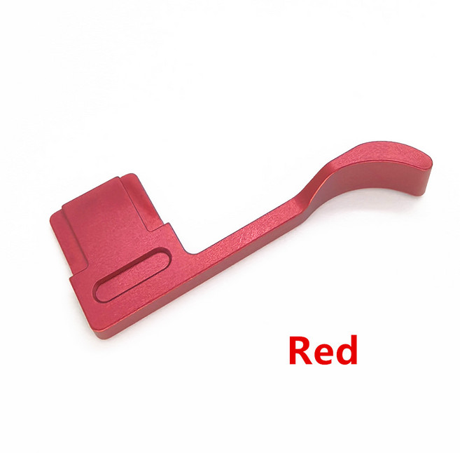 금속 핫슈 엄지업 핸드 그립 커버 소니 ILCE-7CR A7CII A7CM2 Mark II Alpha, RED, 1개, 색상: 2. 빨간색