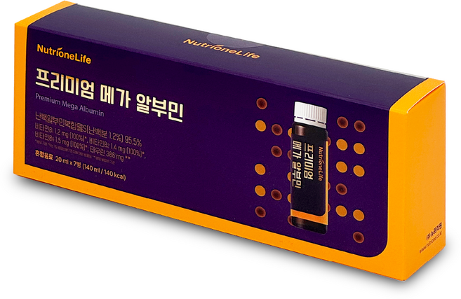 뉴트리원라이프 프리미엄 메가 알부민, 7개, 20ml