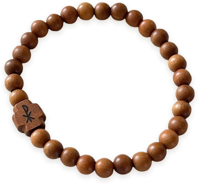 클라묵주 (KLAR) 홍대추 Px 십자가 묵주팔찌