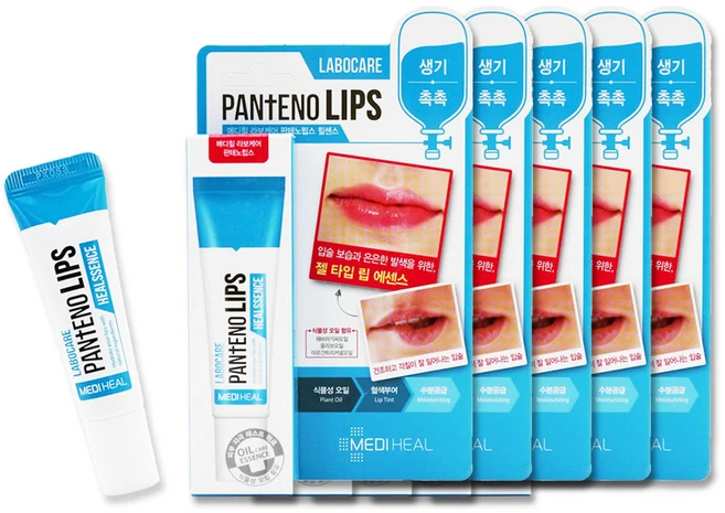 메디힐 라보케어 판테노 립스 힐밤 힐센스, 생기촉촉, 10ml, 5개 - 쿠팡