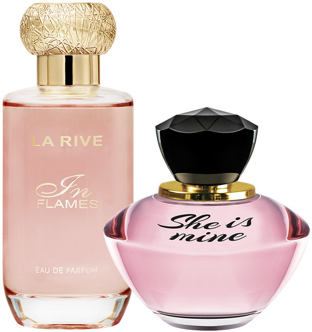 [공식수입] 라리브 여성향수 베스트픽 2종 (쉬즈마인+인플레임즈), 2개, 90ml