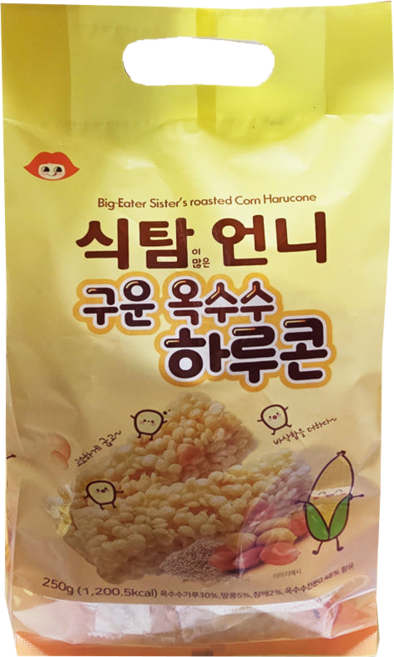 식탐언니 구운옥수수 하루콘, 6개, 250g