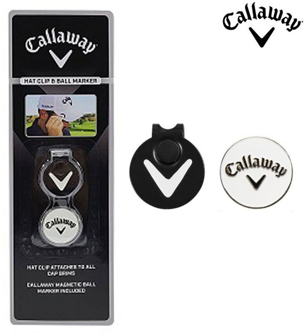 캘러웨이 필드용품 모자볼마커 햇클립&볼마커, 1개