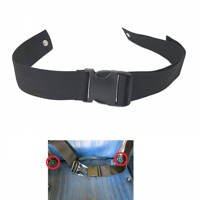 휠체어안전벨트 장착형 허리고정 원터치밴드 휠체어고정벨트 고정스트랩 노인 억제대 고정밴드 어르신, 1개