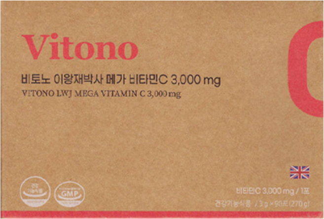 비토노 이왕재박사 메가 비타민C 3000mg, 1개, 270g