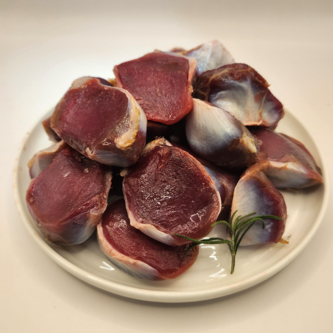 신선하고 깨끗한 국내산 오리근위 냉동 gizzard, 1개, 1kg