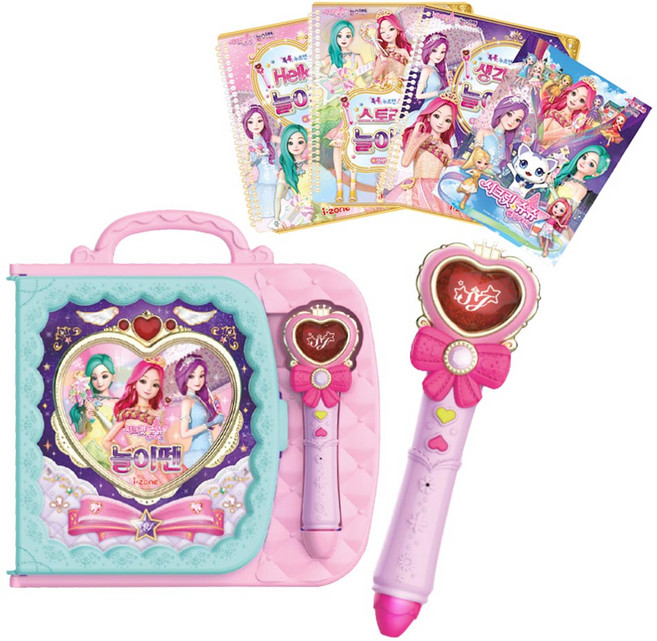 시크릿 쥬쥬 놀이펜 세트 : 쥬쥬놀이펜과 함께 영어 한글 수학 기초다지기, 아이존