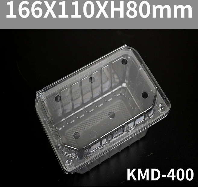 투명 플라스틱 방울토마토 딸기 과일 야채 포장용기 400g 500개 K-400, 1세트