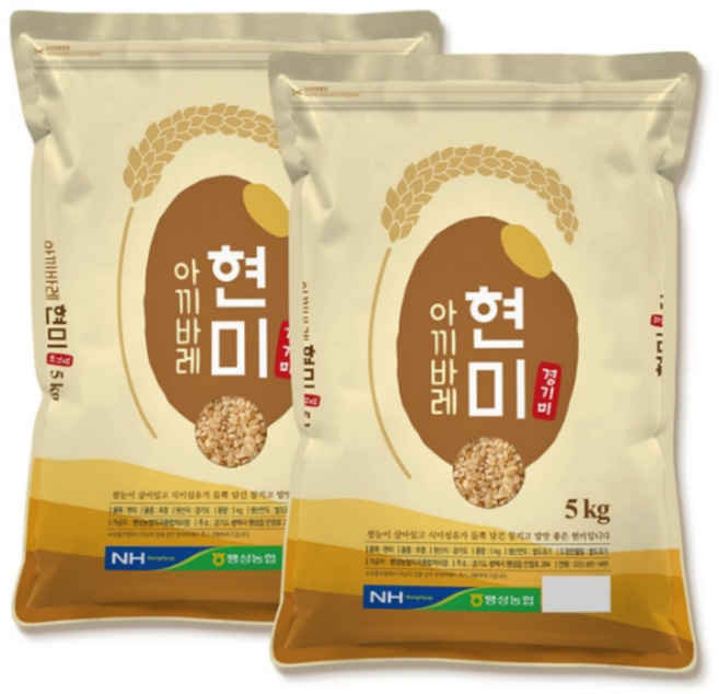 팽성농협 아끼바레 현미 5kg x 2, 2개
