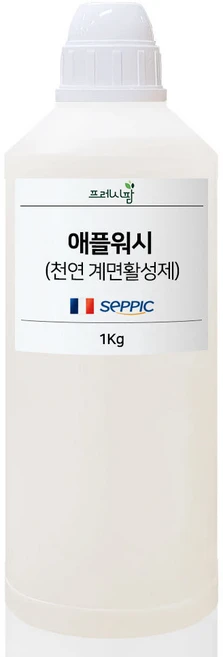 애플워시 프랑스산 천연 계면활성제 천연유래 APL, 1000g(1KG), 1개 - 쿠팡