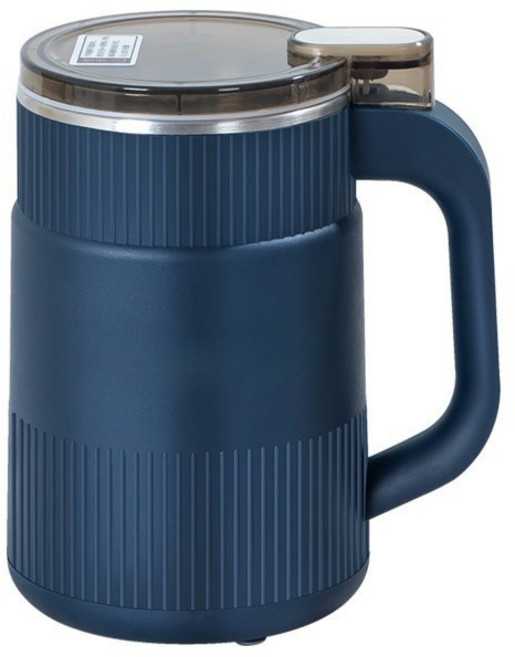 가루분쇄기 다기능 스텐 소형 전기 허브 곡물 마늘 양념분쇄기 믹서기, 화이트 삼단 칼