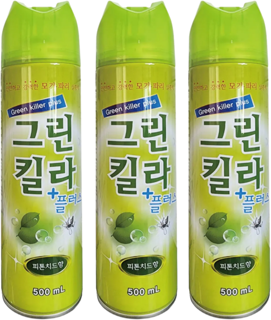 모기 나방 파리 바퀴벌레 스프레이 500mlx3개 말벌 살충제 퇴치제, 3개, 1세트