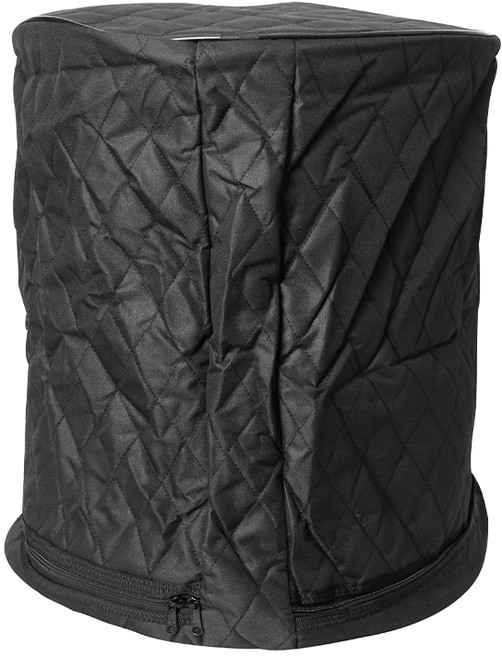 풍물나라 고급 누빔장구가방 먼자잘안붙는 습기안심 방수천재질 누빔천 장구케이스, 네이비, 1개, 1자7치 (통51x가죽42cm) 장구용