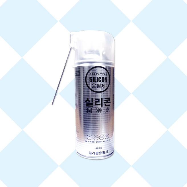일신 실리콘스프레이 1개 실리콘윤활제 차량용 고무 복원