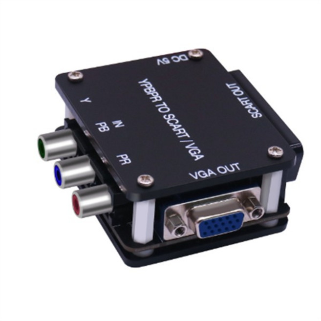 효율적인 YUV TO RGBS YPBPR - SCART VGA 컴포넌트 변환기 콘솔