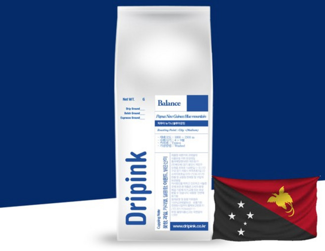 드립핑크 갓볶은 파푸아뉴기니 원두커피 1kg, 1개, 1개