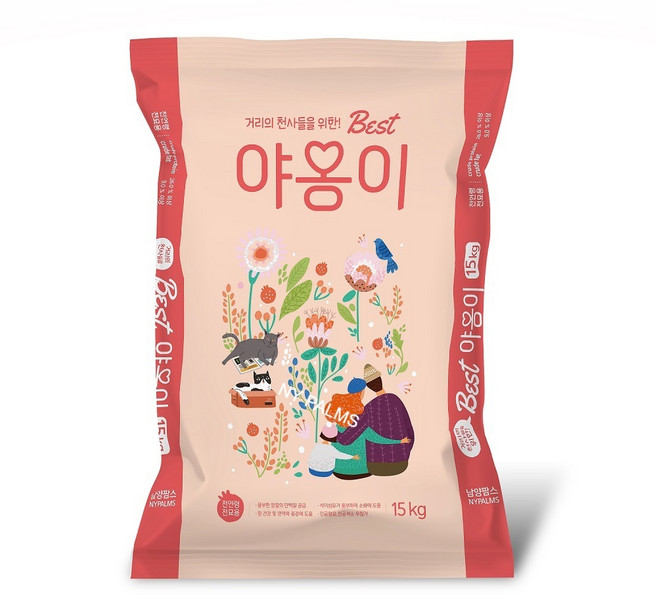 서울사료 베스트야옹이 15kg 길고양이전용사료 길냥이사료 대용량, 1개, 닭