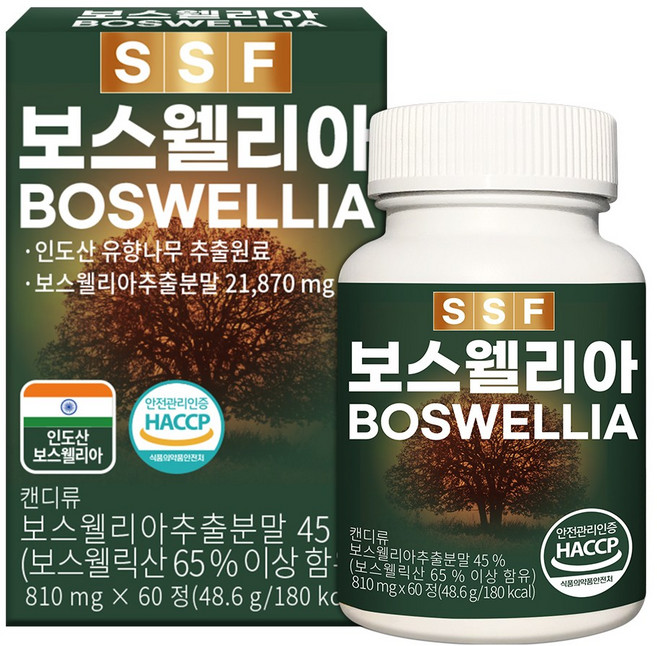 순수식품 보스웰리아 보스웰릭산65% 2개월분(60정), 60정, 1개