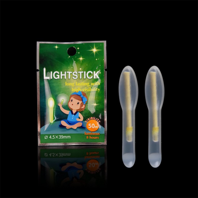 [오기몰] 캐미 라이트 일자형 방울형 끝보기 캐미 야광 찌 릴대 낚시 소품 찌 채비, 방울형 캐미라이트 4mm, 1개